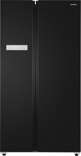 Wisberg WBSBSND595AB Side-by-Side Kühl-Gefrierkombination in Schwarz mit No-Frost und Dynamic Cooling - Bild 1
