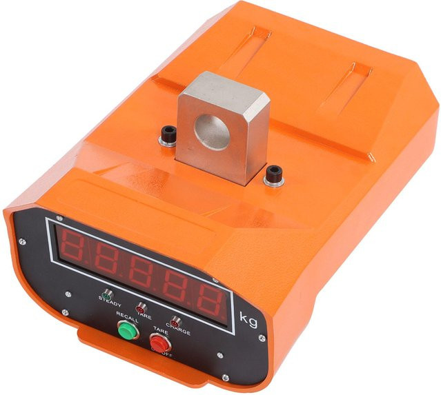 Aimo Industrielle Kranwaage mit Digitalanzeige und Fernbedienung, Tragkraft 3000 kg, Farbe: Orange - Bild 1