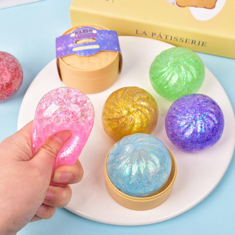 Linyi toy Squishies Teigtaschen Bälle Fidget Stressball - Bild 1