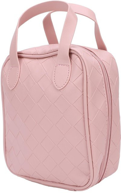 GoolRC Kosmetiktasche aus PU Leder, Rosa/Weiß, Unisex - Bild 1