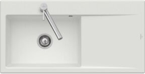 Villeroy & Boch Spüle Subway Style 60 Flat bündig einbaubar, Keramik, rechts, Black, Breite: 60 cm - Bild 1