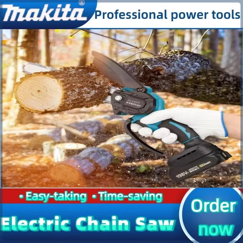 Makita 6-Zoll Akku-Kettensäge 18V für Garten und Holzfällarbeiten - Bild 3