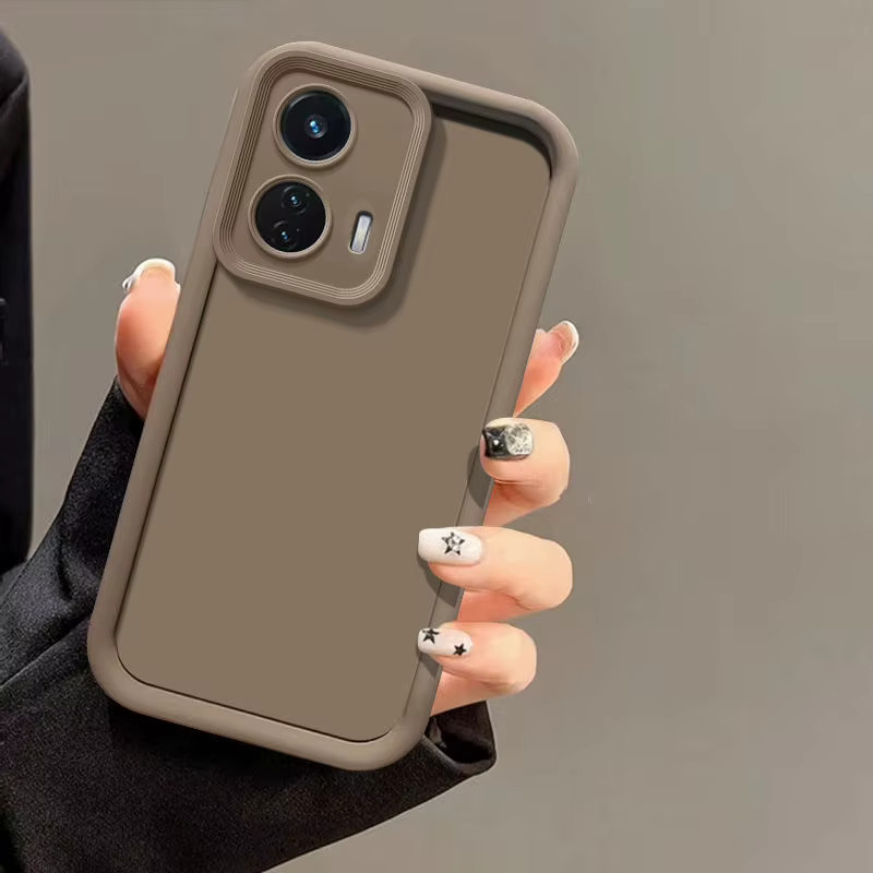 Stoßfeste Schutzhülle für Motorola Edge 50 Fusion in Rot mit mattem Finish - Bild 2