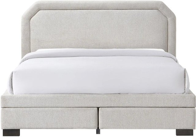 Bettrahmen Inasto von Vente-unique in Beige mit Schubladen, B/T/H: 171 x 140 x 204,5 cm - Bild 1