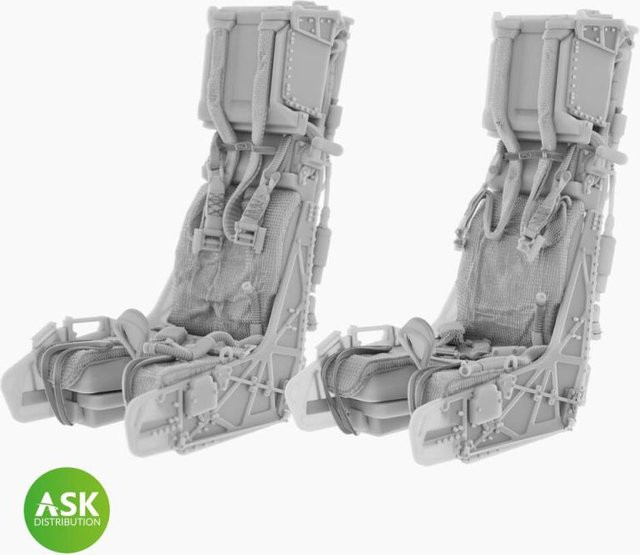 Meng Model Ejection Seats for F/A-18F and EA-18G Growler, 2-teiliges Set, 1:48 - Bild 1