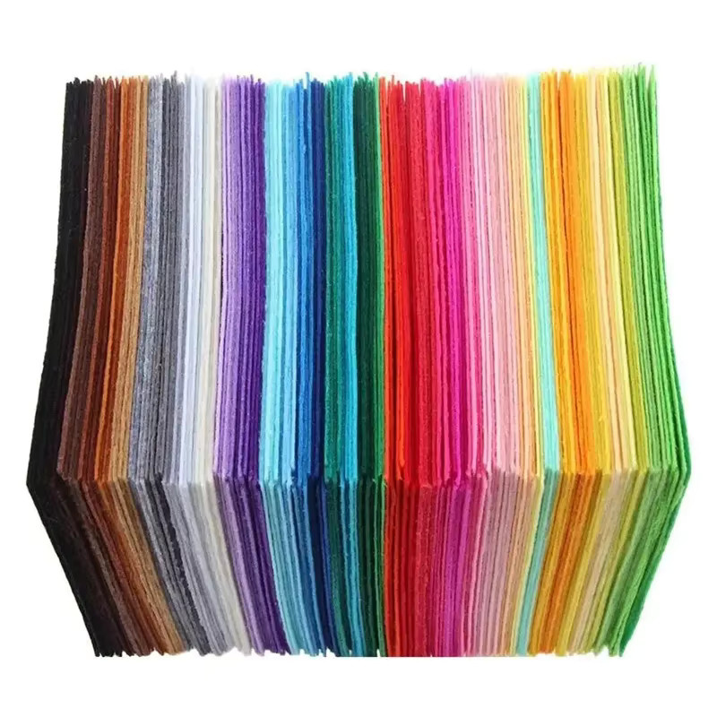 40 Stück Filzstoff-Quadrate aus Polyester von SJMANDUN für Handarbeiten und Patchwork, Größe: 20 x 20 cm - Bild 2