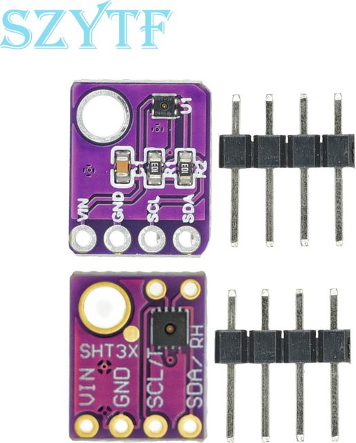 SZYTF Temperatur-Feuchtigkeitssensor Breakout für Arduino SHT30 SHT31 SHT35 SHT40 SHT41 in Lila - Bild 1