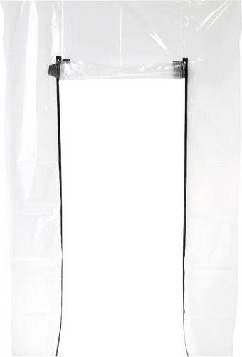 Cimco PP Typ H Staubschutztür aus Kunststoff in Transparent mit gewebter Struktur, Höhe: 220,0 cm - Bild 1