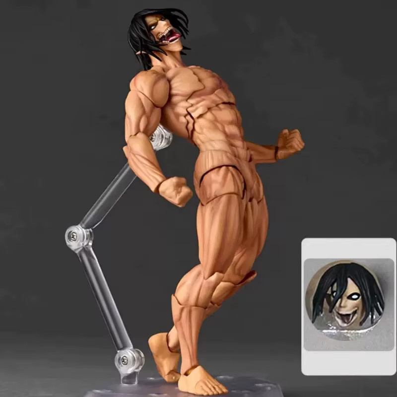 Revoltech Attack on Titan Eren Jaeger, Actionfigur, Anime-Modell, Kunststoff - Bild 2