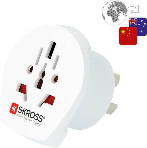 Skross Reiseadapter CA W zu AUS/CHINA in Weiß 1.500222-E - Bild 1