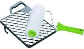 Nölle Farbroller-Set Vestan mit Abstreifgitter, Breite: 18 cm, Walzendurchmesser: 4,3 cm, Bügeldurchmesser: 0,6 cm, Farbe: Weiß - Bild 1