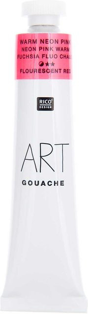 Rico Design ART Gouache Neon Pink Warm 22 ml - Bild 1