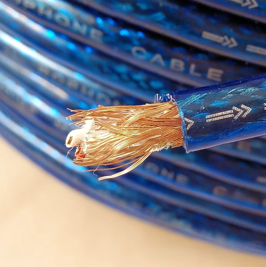 HUALIWEN Mikrofonkabel Doppelkern 96-adrig in Blau für technische Anwendungen - Bild 3