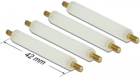 Delock 60238 Abstandsschraube transparent - Bild 1
