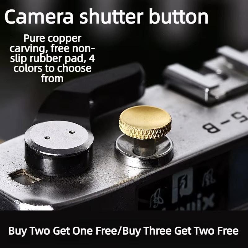 Kupfer-Auslöseknopf für Fujifilm XT3 XT20 XT30 XT10 100T XE4 Spiegellose Kameras - Bild 2