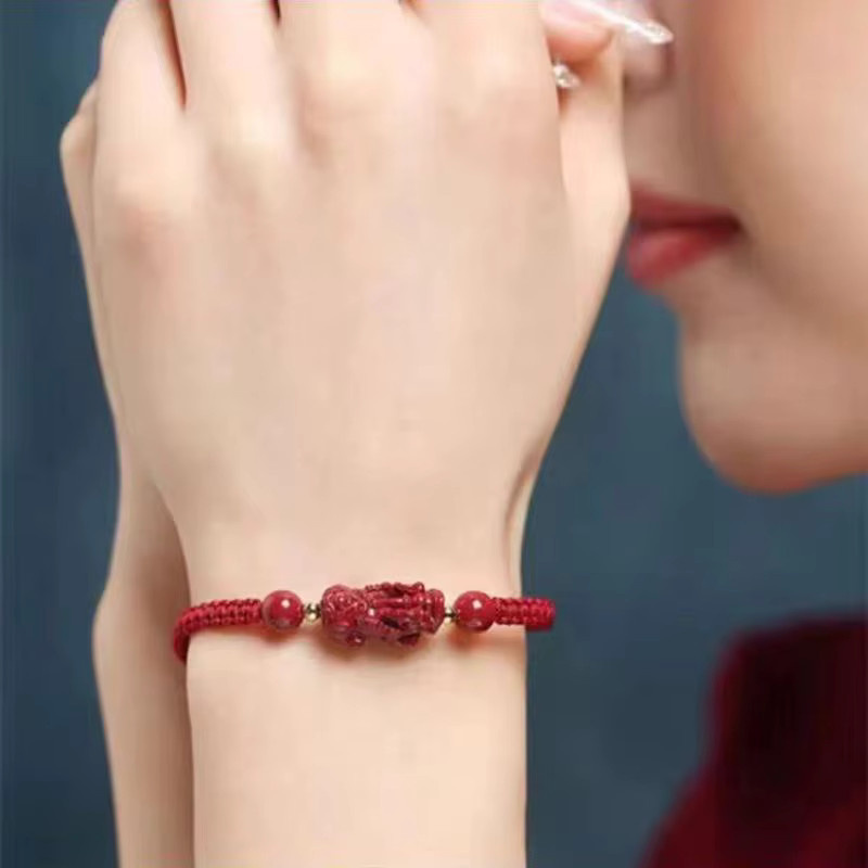 Velishy Armband, Zinnober Pixiu, Rot, Messing, Unisex - Bild 2