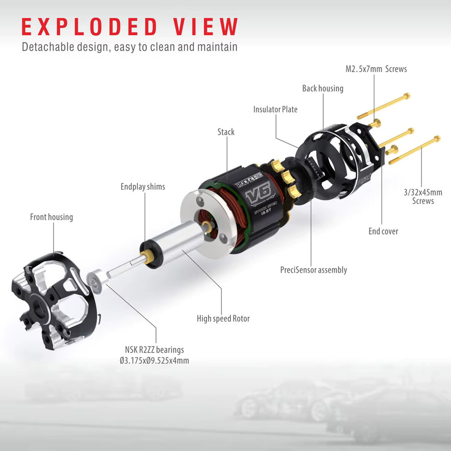 Surpass Hobby Rakete RC, ferngesteuert, bürstenloser Motor, wasserdicht - Bild 4