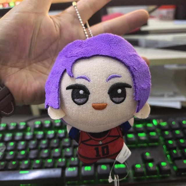 Wucifang Bags Anhänger Schlüsselanhänger, Plüschtier, Kinder, purple - Bild 1