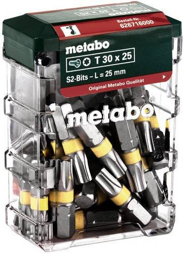 Metabo Bit-Box T30 SP Bit-Set, 25-teilig, Edelstahl, Mehrfarbig - Bild 1