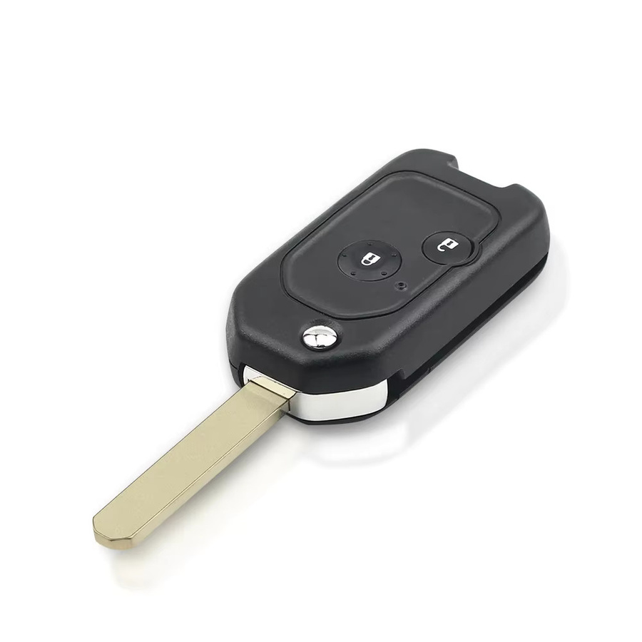 KEYYOU Ersatz Gehäuse für Honda Fit CRV Civic Insight Ridgeline HRV Jazz Accord 2003-2013, Remote Key Shell Fob Case, Schwarz - Bild 2