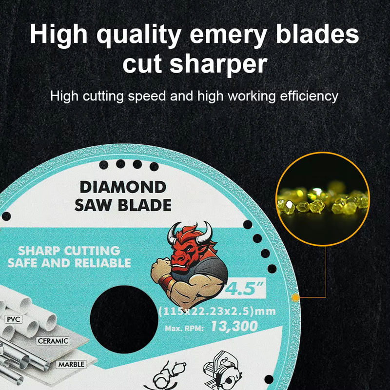 JUSTINLAU Multifunktionale Diamant-Trennscheibe aus Edelstahl für Fliesen, Marmor, Jade und Keramik - Bild 3