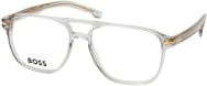 BOSS BOSS 1600 KB7 Korrektionsbrille, Quadratisch, Vollrand, Kunststoff, grau transparent, Herren - Bild 1