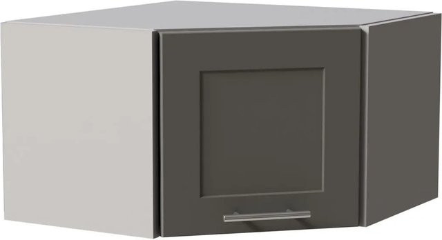 Feldmann-Wohnen Eckhängeschrank Oslo in Grau Matt, B/T/H: 60 x 36 x 34,4 cm - Bild 1