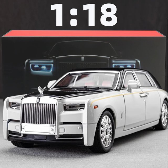 Rolls-Royce Phantom Modellauto, 1:18, Zinklegierung, mit Ton und Licht - Bild 1