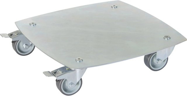Wagner Pflanzenroller GH 7009 Silber mit Stahlplatte für Innen- und Außenbereich B/T: 30 x 30 cm - Bild 1
