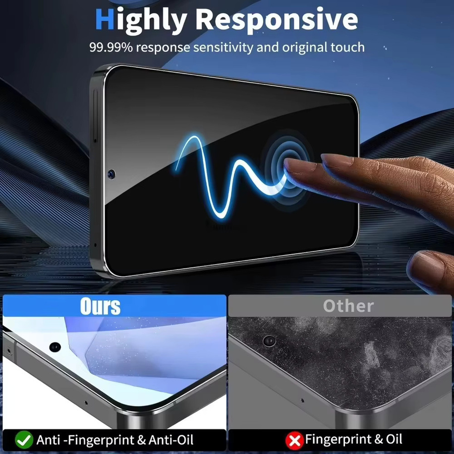 Displayschutz aus gehärtetem Glas für Google Pixel 8A 9A 7A 10 Pro XL 9 8 7 5G, transparent, vollständig abdeckend und kompatibel mit Fingerabdruck-Entsperrung - Bild 4