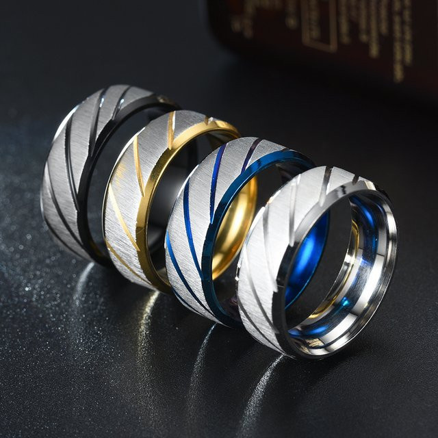 NUOBING Unendlichkeitsring Edelstahl, Gold, Unisex - Bild 1