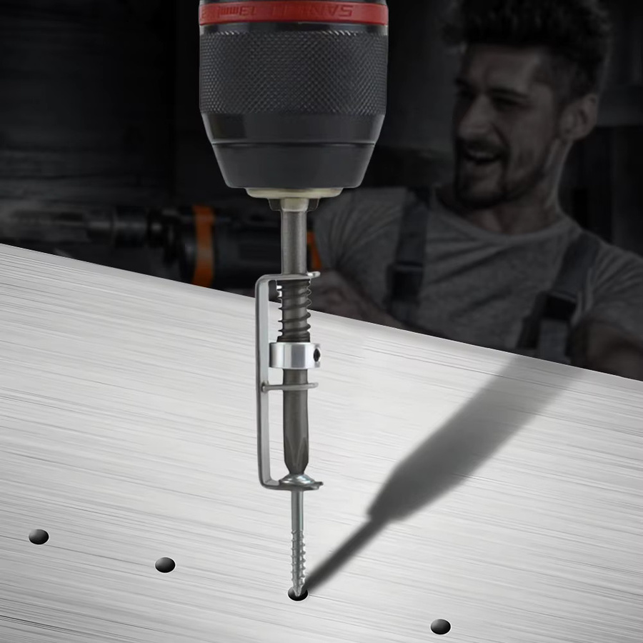 Shunmaii Anti-Drop-Schraubendreher-Bit mit Einhandbedienung und Federpositionierung als universelles Schrauben-Haltewerkzeug für Elektriker und Mechaniker - Bild 3