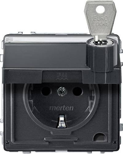 Merten Steckdose Aquadesign in Anthrazit MEG2317-7214 - Bild 1