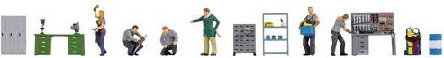NOCH Figuren-Themenwelt Werkstatt, 1:87 (Spur H0), Bemalt - Bild 1