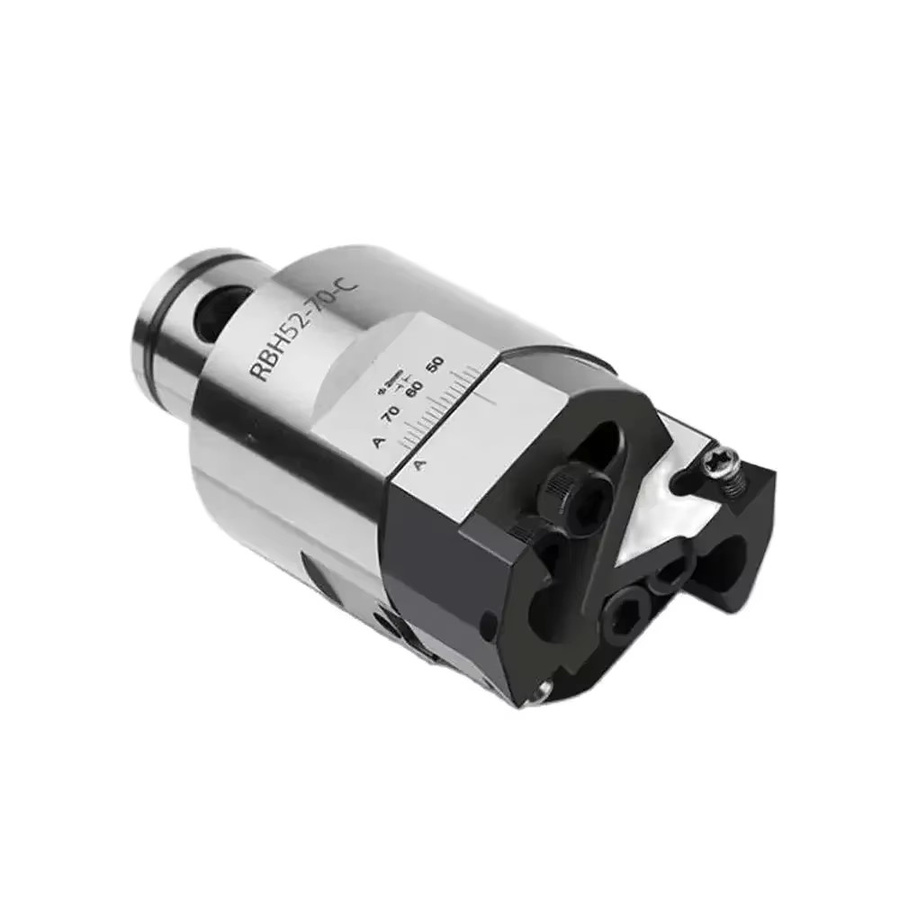 RBH Verstellbarer Doppel-Schneidkopf für Grobbohrungen in Silber, BT30 BT40, Durchmesser 25–33mm / 32–42mm / 40–55mm / 68–92mm - Bild 2