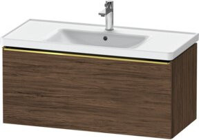 Duravit Waschtischunterschrank D-Neo, wandhängend, grau, B: 98,4 cm, T: 45,2 cm, H: 44,0 cm - Bild 1