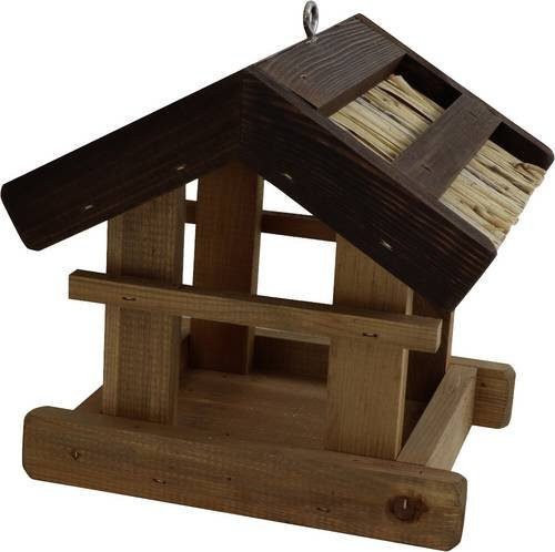 Siena Garden Vogelfutterhaus aus Holz in Braun - Bild 1