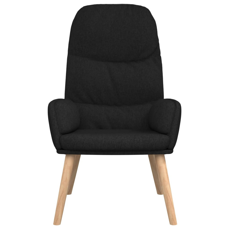 vidaXL Relaxsessel Schwarz mit Stoffbezug und Armlehnen, B/T/H: 70 x 77 x 98 cm - Bild 3