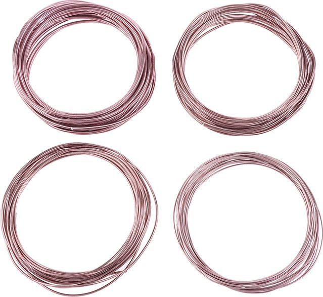JETTING Bonsai Trainingsdraht aus eloxiertem Aluminium, Farbe: Braun, Länge: 5 m - Bild 1