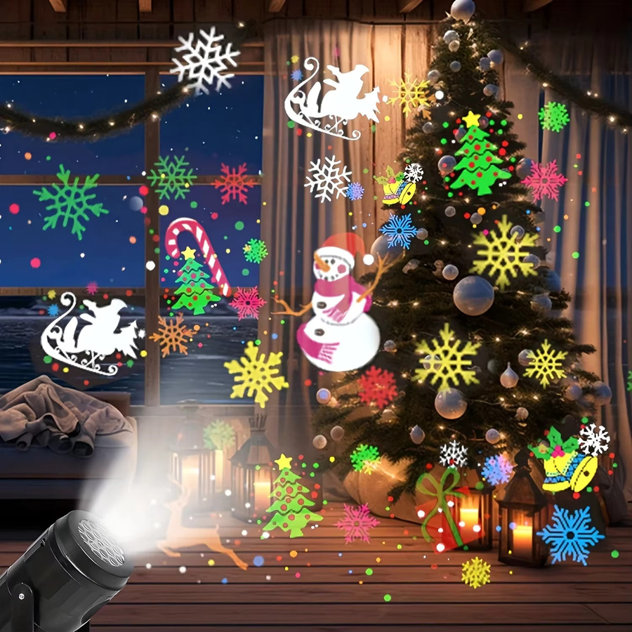 KDULIT LED Weihnachtsprojektions-Party-Bühnenlicht für Innenräume und Feiertagsdekoration - Bild 2