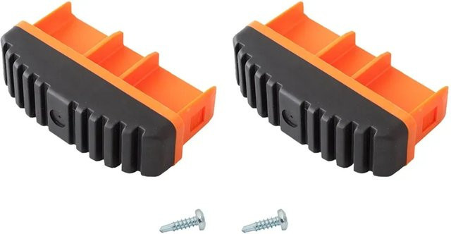 Krause Monto Fußstopfen Orange B/T/H: 13,0 x 11,0 x 0,97 cm - Bild 1