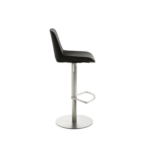 Mayer Sitzmöbel Barhocker 1387 aus Kunstleder in Grau, höhenverstellbar, Breite: 41 cm - Bild 2