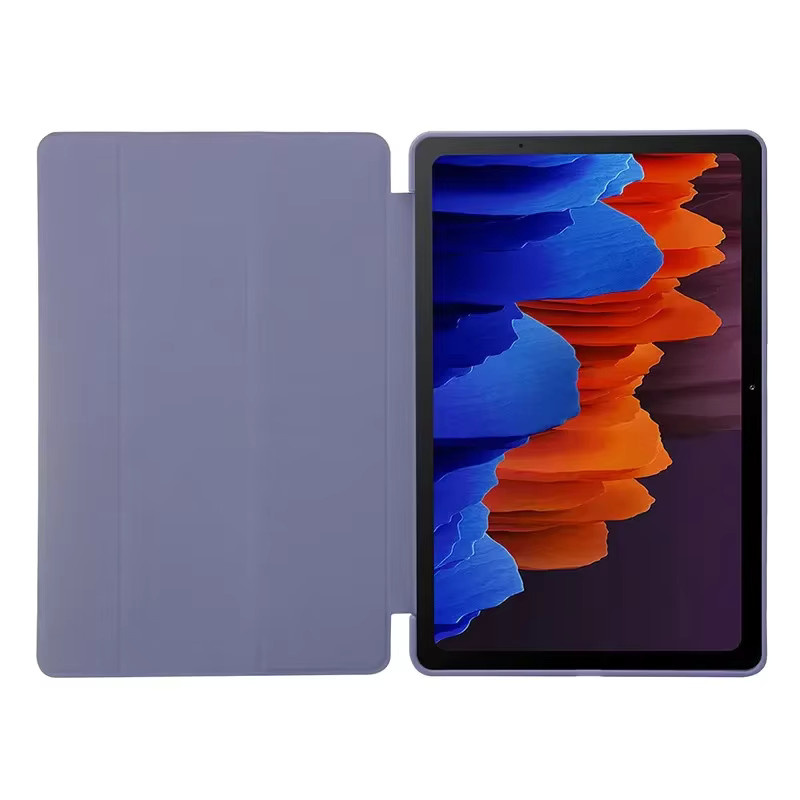 Huawei MatePad 12X Hülle mit Trifold Cover aus PU Leder und Soft TPU Rückseite in Mint oder Purple - Bild 2