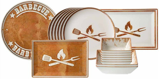 Ritzenhoff & Breker Grillgeschirr-Set Rusty, 17er Set - Bild 1