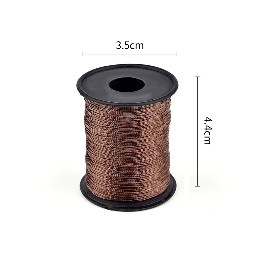Hochfester Nylonfaden in Bronze für DIY-Reparaturen an Leder, Leinwand, Zelten, Schuhen und Jeans, 150m - Bild 6