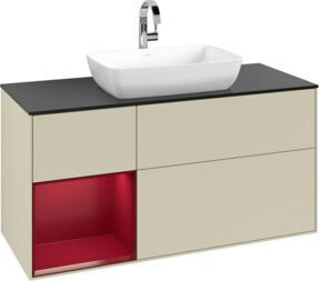 V&B Waschtischunterschrank Finion in Seidengrau lackiert, Breite: 120 cm, Tiefe: 50,1 cm, Höhe: 50,1 cm - Bild 1