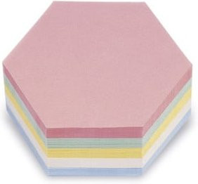 Magnetoplan Kommunikationskarte Wabe, sortiert, 500 Stück, B: 19,0 cm x H: 16,5 cm - Bild 1