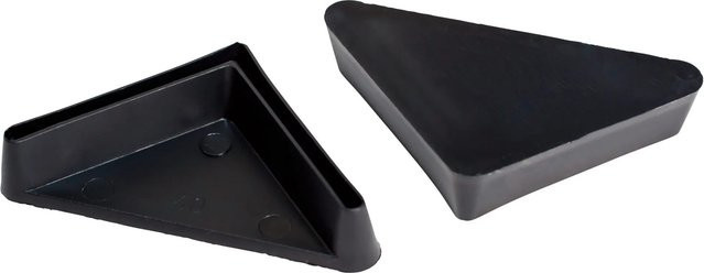 Schulte Regalwelt PVC-Füße für Schraubregal im Baukastensystem, Schwarz, B/B: 40 x 40 mm, 10 Stück - Bild 1