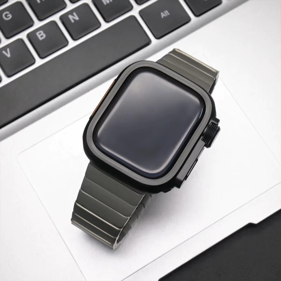FancyWrist Metallrahmengehäuse für Apple Watch, Edelstahl, Unisex - Bild 4