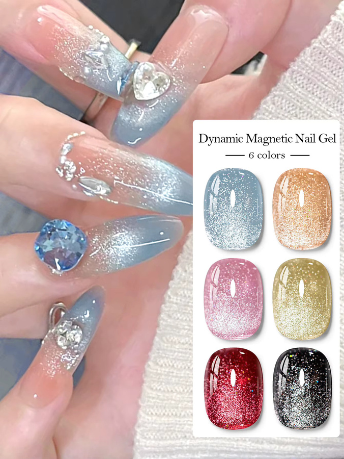 MTSSII Dynamic Magnetic Gel Nagellack, Glitzer, 7 ml - Bild 3